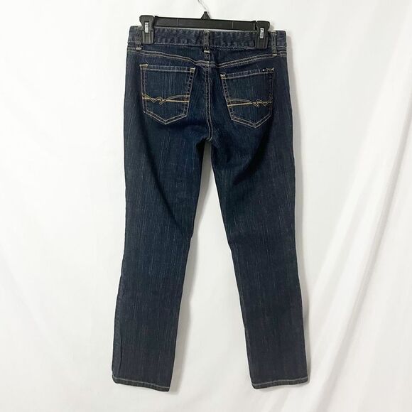 Tommy Hilfiger Dark Denim Straight Jeans Size 2 Short - Picture 2 of 9